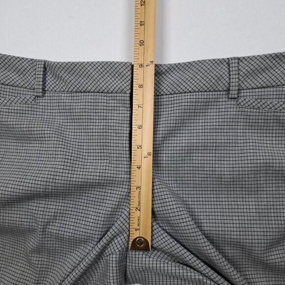 Express Gray Tailored Trousers with Flat-Front Design - Picture 5 of 7